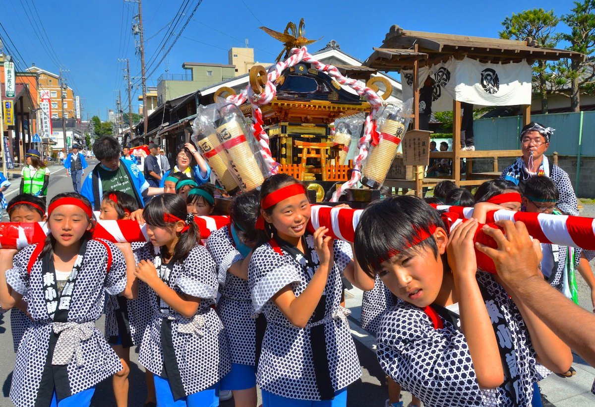 こもろ市民まつり「みこし」