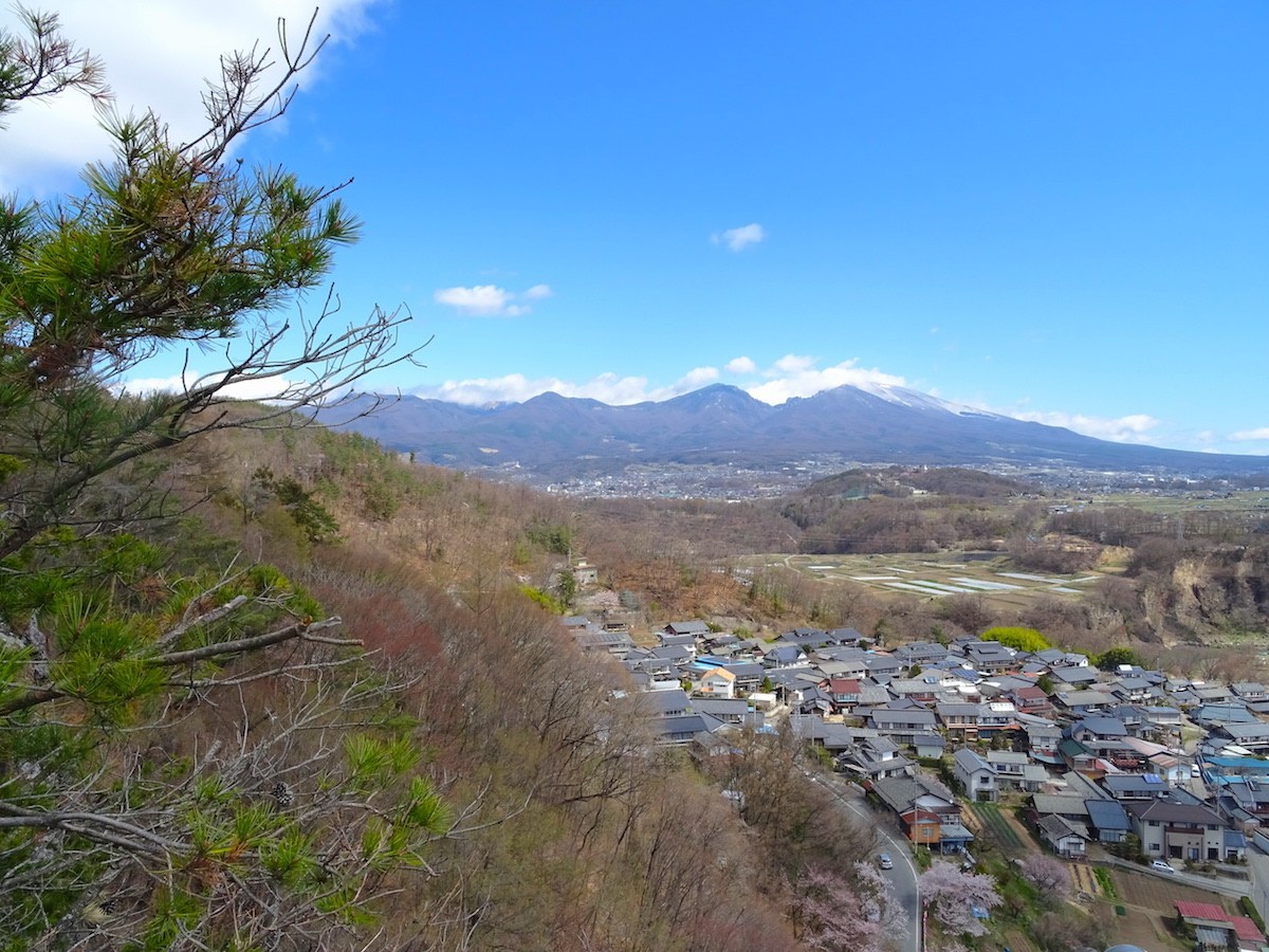 宮沢の金比羅神社から