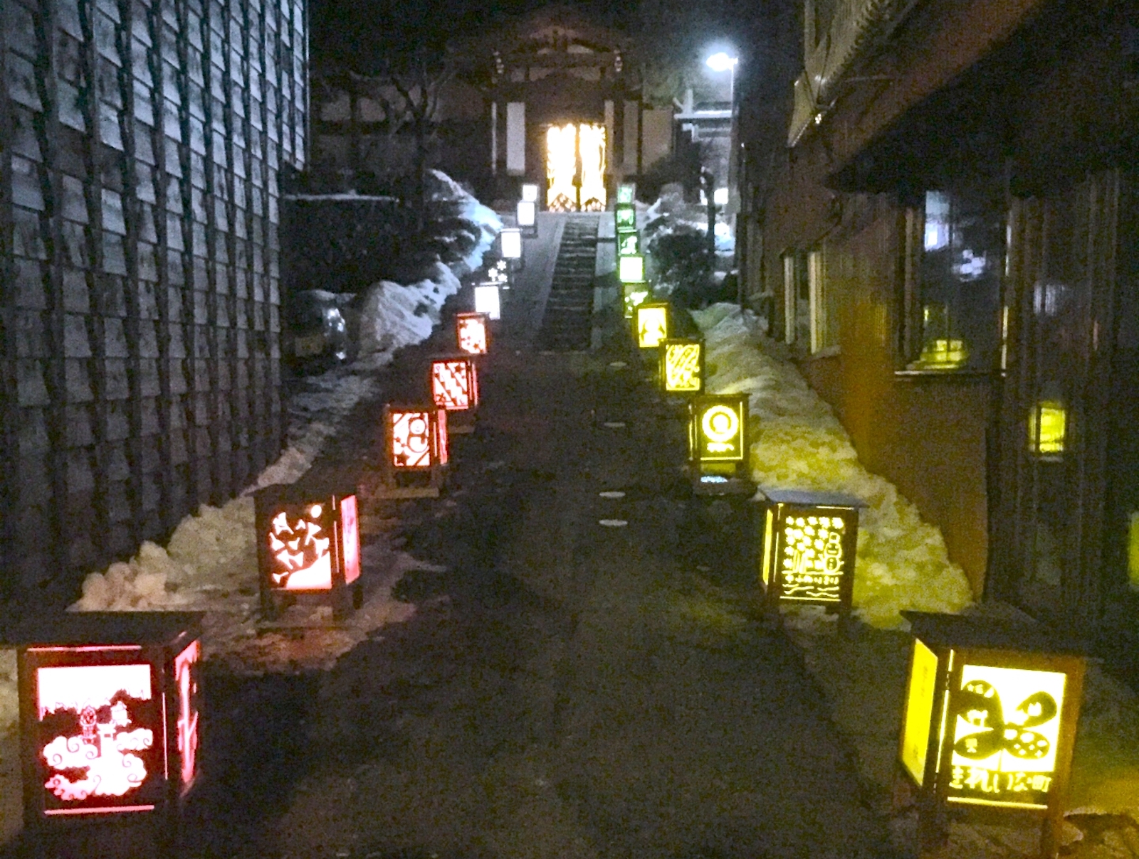 奈良井宿アイスキャンドル祭り