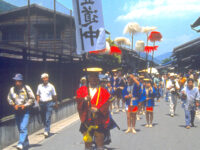 木曽漆器祭・奈良井宿場祭